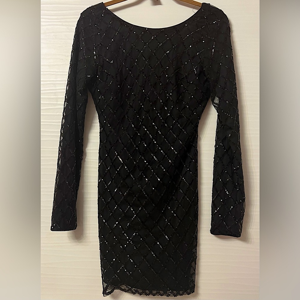 Forever 21 black sequin dress